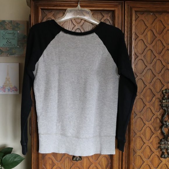 American Eagle Outfitters Vintage Raglan Sweater - Leopard print Eagle Logo - Picture 7 of 16